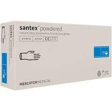 Santex latex védőkesztyű 100db-os s, m, l, xl