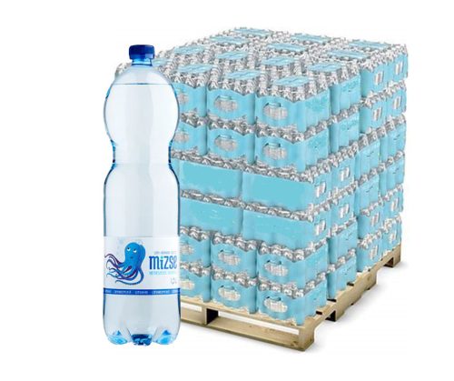 Mizse ásványvíz 1,5l dús 504db/raklap 129Ft/db
