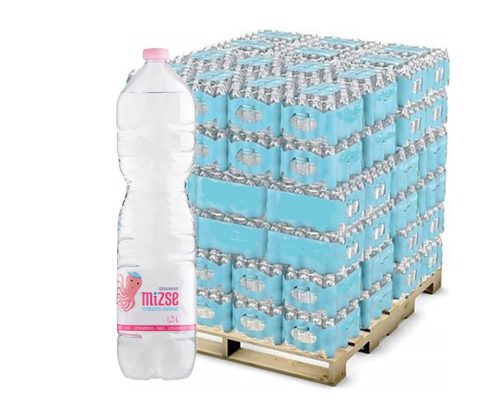 Mizse ásványvíz 1,5l mentes 600db/raklap 129Ft/db