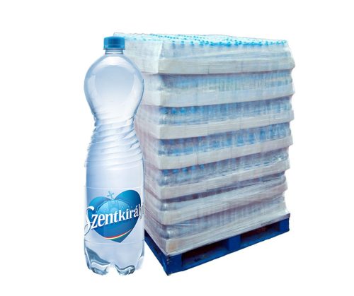 Szentkirályi ásványvíz 1,5l dús 504db/raklap 179Ft/db