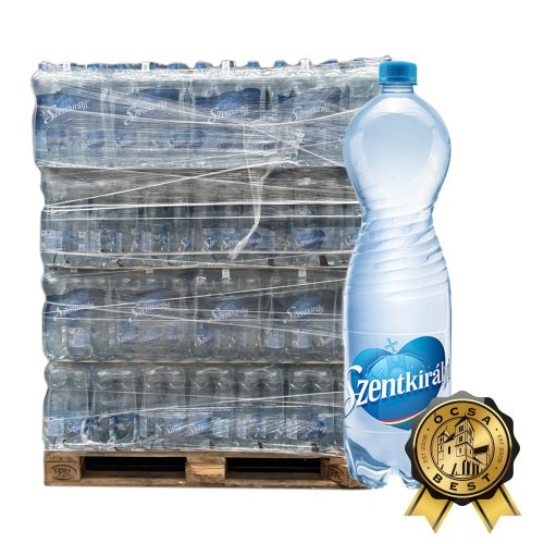 Szentkirályi ásványvíz 1,5l szénsavas DRS R