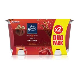 Glade DUO 2x129g i.gyertya Apple Cosy