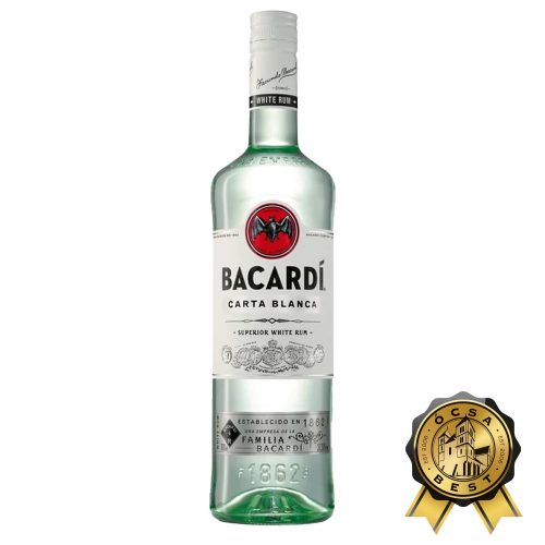 Bacardi 1l carta blanca rum 37,5% DRS