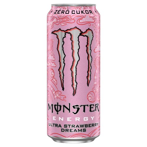 Monster 0,5l ultra strawberry DRS