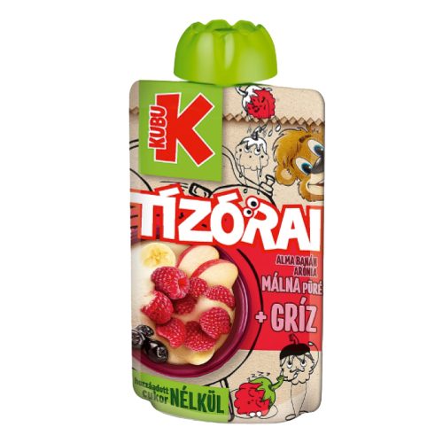 Kubu 100g püré málna-gríz
