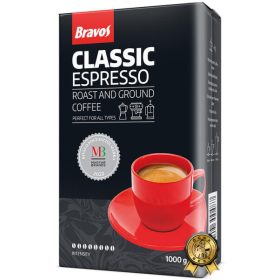 Bravos 1kg espresso őrölt kávé