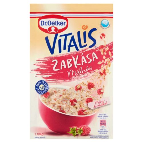 Dr Oetker 53g vit zabkása málnás