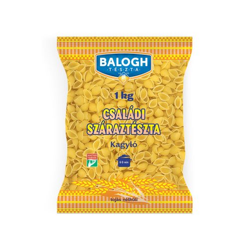Balogh tészta 1kg kagyló