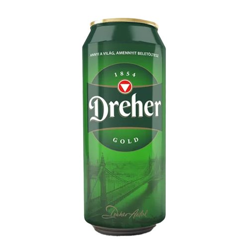 Dreher gold 0,5l dobozos sör 5% DRS
