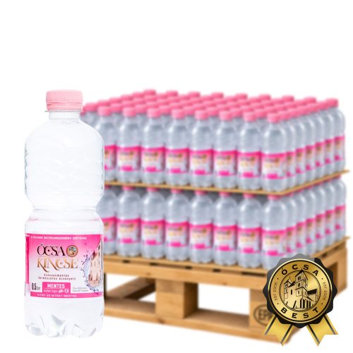 Ócsa Kincse ásványvíz 0,5l szénsavmentes DRS FÉL RAKLAPRA