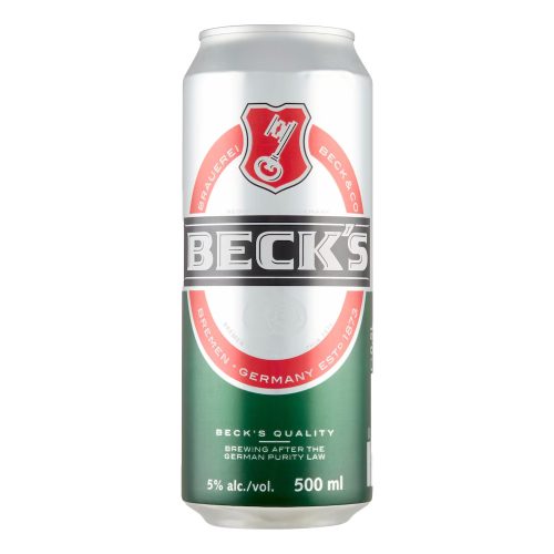 Beck's 0,5l sör 5% dobozos DRS