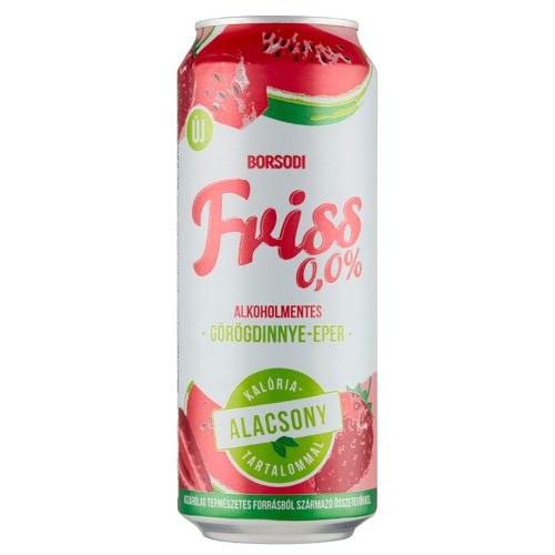 Borsodi friss 0,5l dinnye-eper 0% DRS