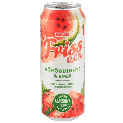 Borsodi Friss 0,5l Mangó mar sör 0% DRS