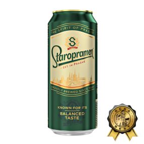 Staropramen 0,5l dobozos sör 5% DRS