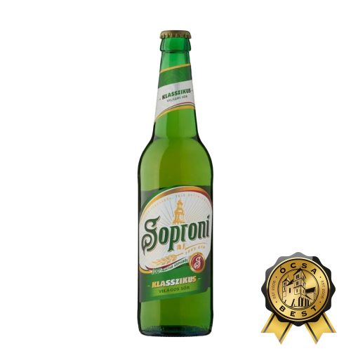 Soproni 0,5l világos üveges pal 4.5%