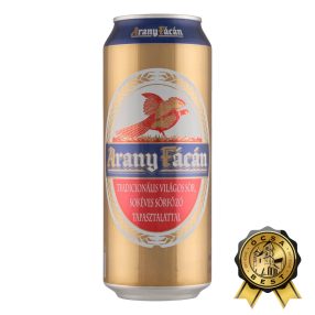 Arany fácán 0,5l világos sör 4% dobozos DRS