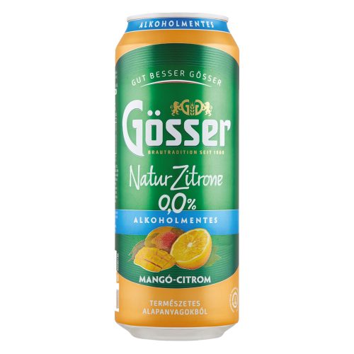 Gösser nat radl mangó-citr 0,0% 0,5 dob DRS