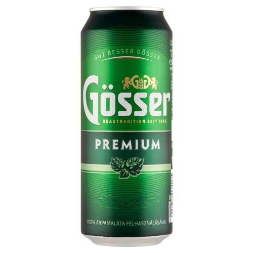 Gösser 0,5l világos sör 5% dob DRS