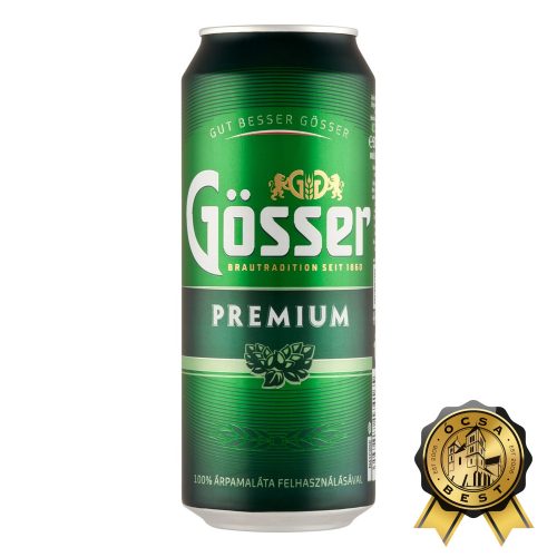 Gösser 0,5l világos sör 5% dob DRS