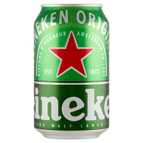 Heineken 0,33l sör 5% dobozos DRS