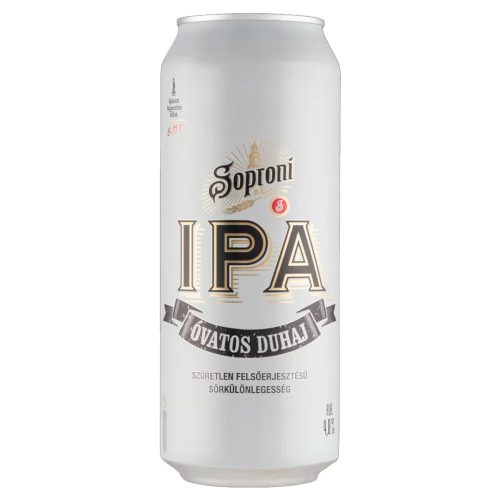 Soproni 0,5l óvatos duhaj IPA 4,8% dob. DRS