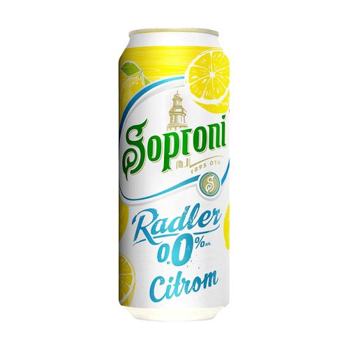 Soproni 0,5l zéro citrom 0,0% DRS