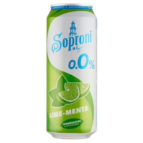 Soproni 0,5l zéro lime-menta 0,0% DRS