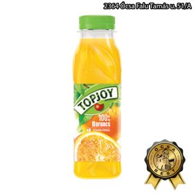 Topjoy 0,3l pet narancs 100% DRS