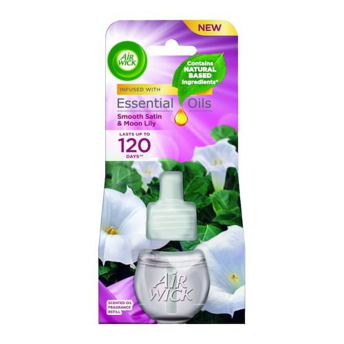 Air wick elektromos utántöltő 19ml Szatén&liliom