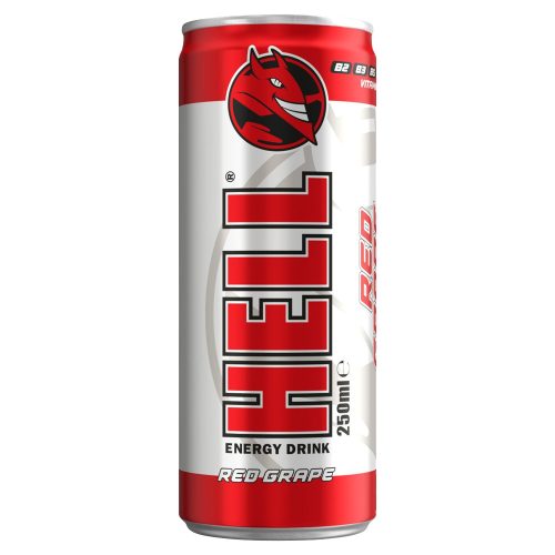 Hell 0,25L red grape energiaital DRS