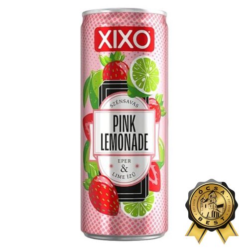 Xixo 0,25l pink limonádé eper-lime DRS