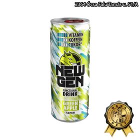 Hell 0,25l zöld alma new gen energiaital DRS