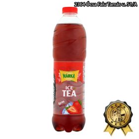 Márka jeges tea eper zéró 1,5l DRS