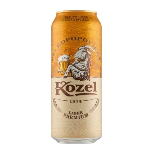 Kozel 0,5l prémium sör dob. DRS