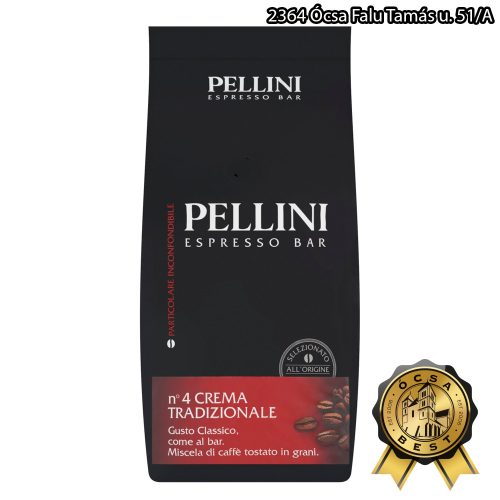 Pellini 1kg espresso bar n°4 crema tradiziolane szemes kávé
