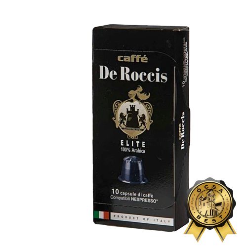 De Roccis 55g Elite 100%arab. Nespresso komp. kapszula 10db