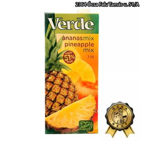 Verde 1l ananász-alma gyümölcslé 51%