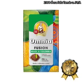   Omnia 225g fusion Brazil & Colombia lágy&gyümölcs őrölt kávé