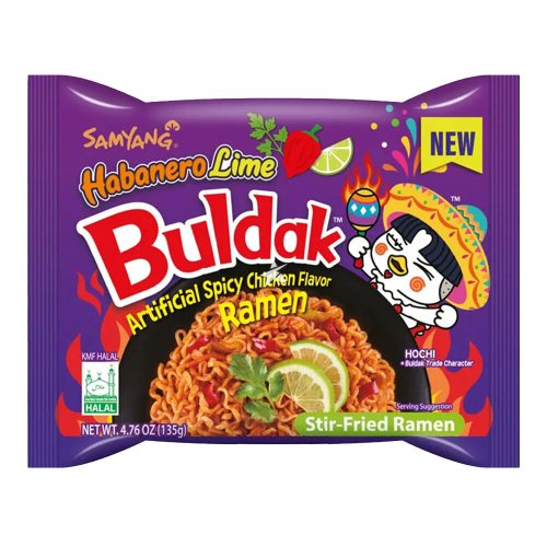 Buldak 100g instant leves habenero-lime