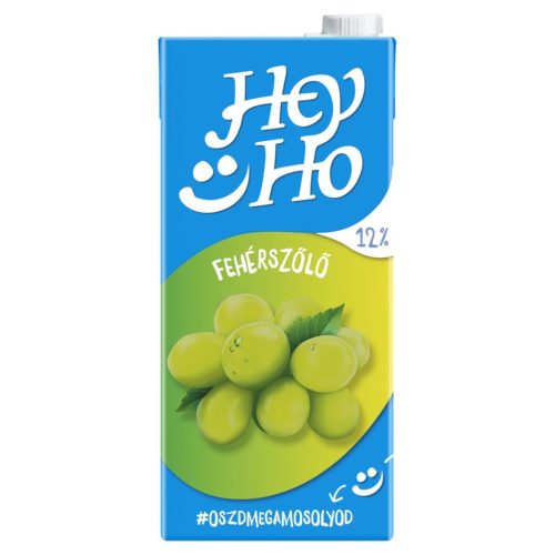 Hey-ho 1l fehérszőlő gyümölcsital 12%