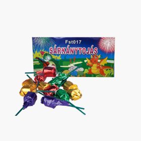 Tűzijáték sárkánytojás 12db-os 0,9g F1