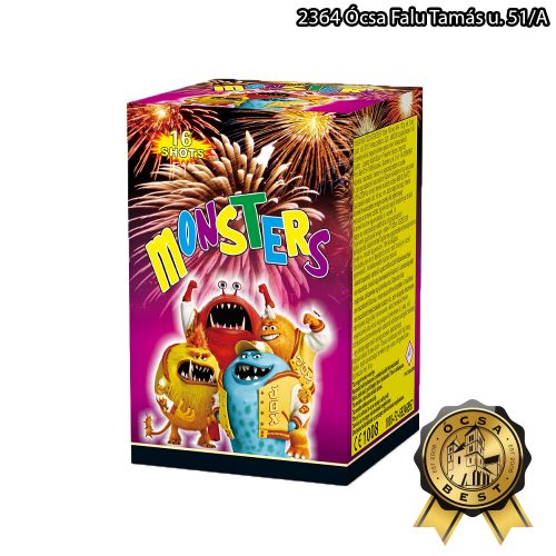 Tűzijáték monster 16 lövés 20mm 120g F2